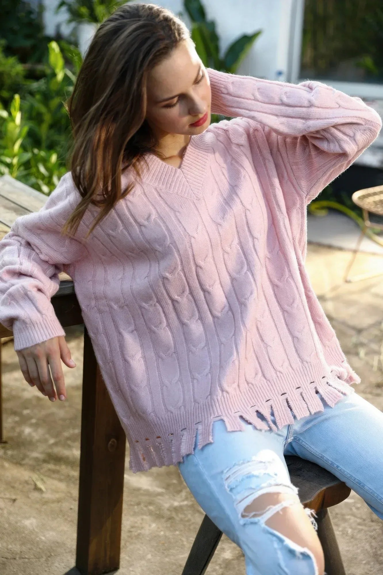 Solid Knit Sweater | Mixtshop LLC