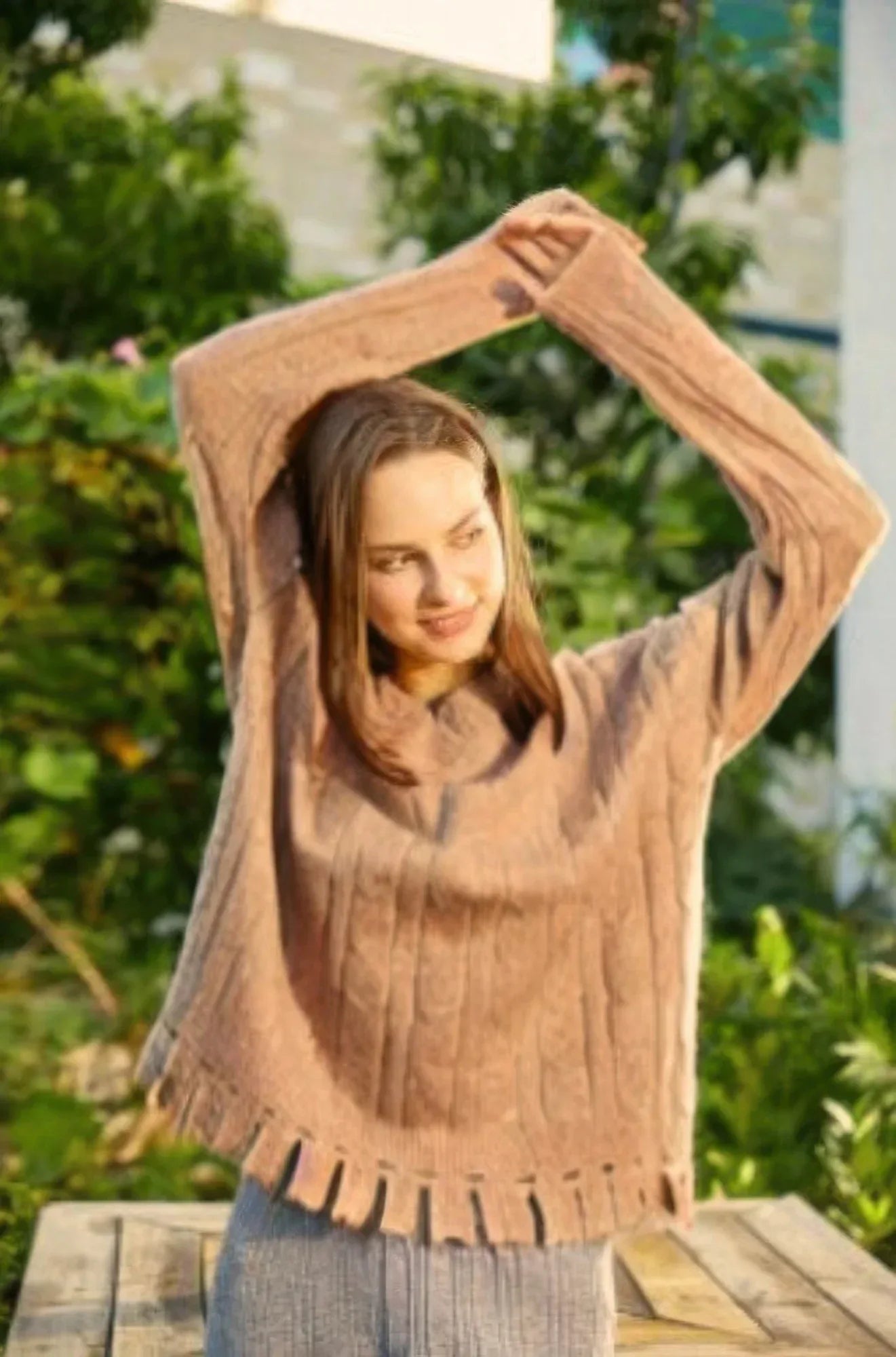 Solid Knit Sweater | Mixtshop LLC Main image