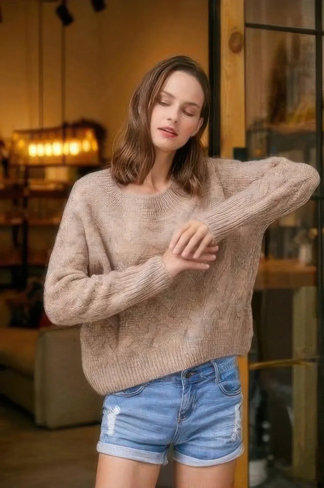 Cable Knit Sweater | Mixtshop LLC Main image