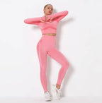 Seamless Long Sleeve Yoga Set | Mixtshop LLC