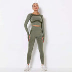Seamless Long Sleeve Yoga Set | Mixtshop LLC