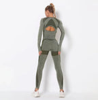 Seamless Long Sleeve Yoga Set | Mixtshop LLC