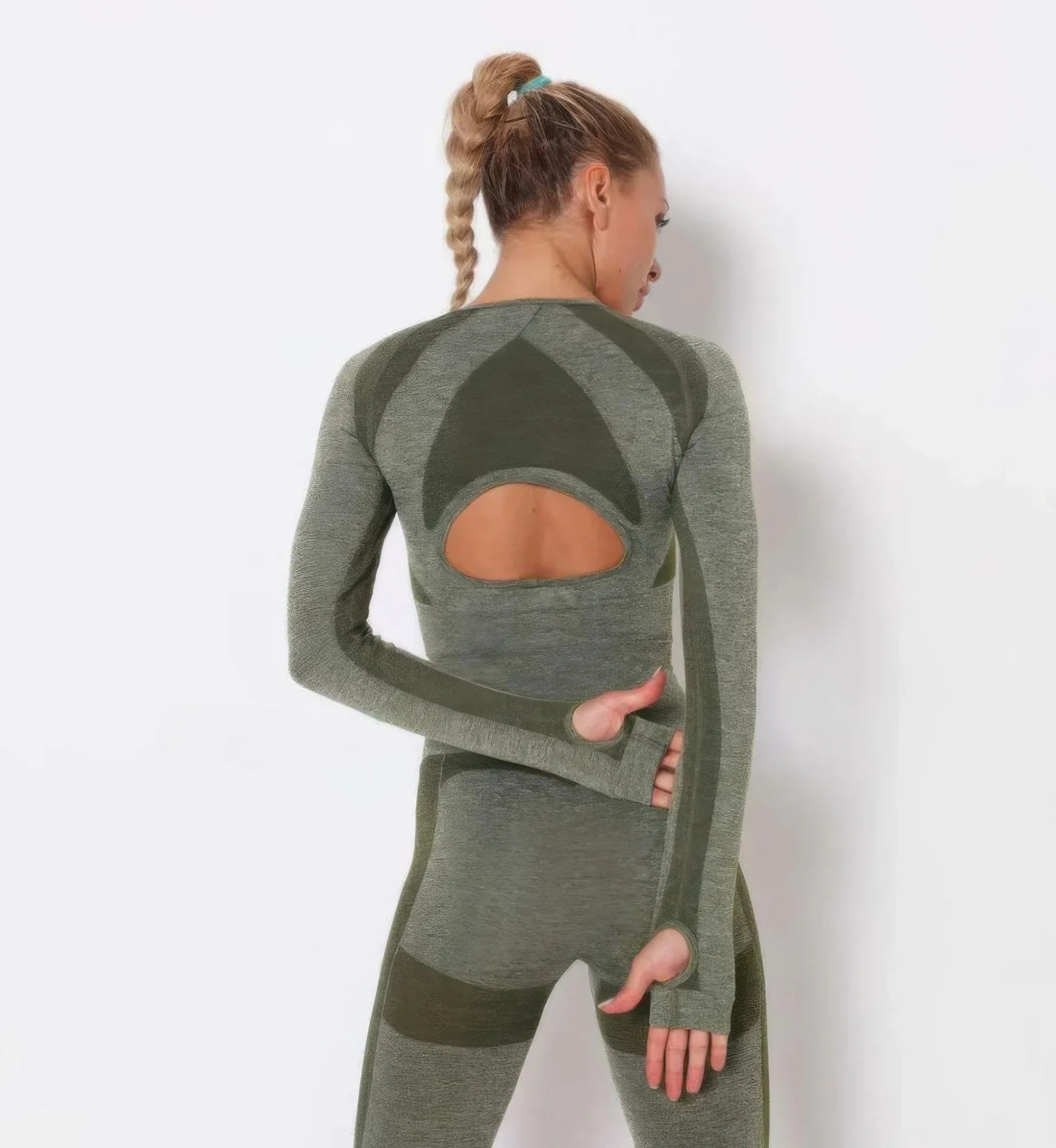 Seamless Long Sleeve Yoga Set | Mixtshop LLC