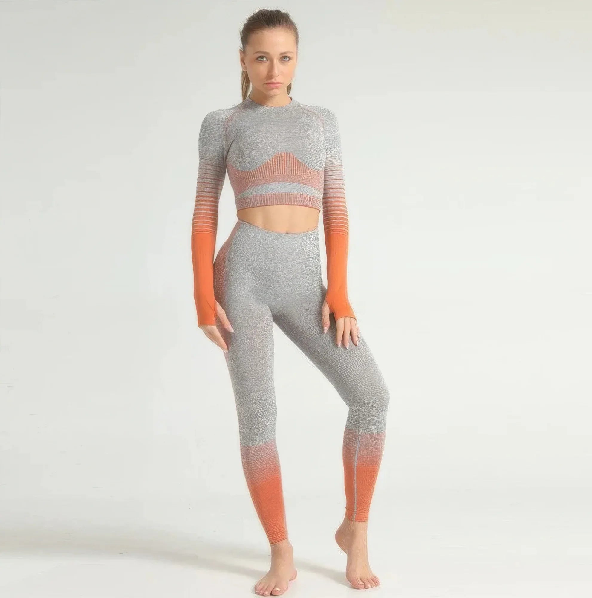 Stripe Seamless Yoga Set | Mixtshop LLC Main image
