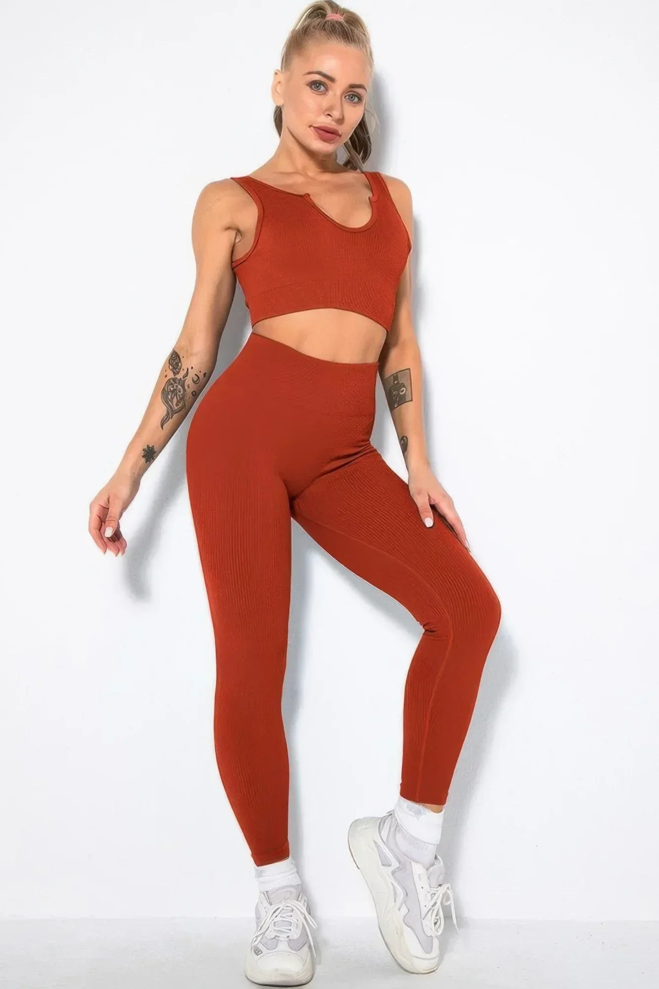 Ribbed Two Piece Activewear Set | Mixtshop LLC