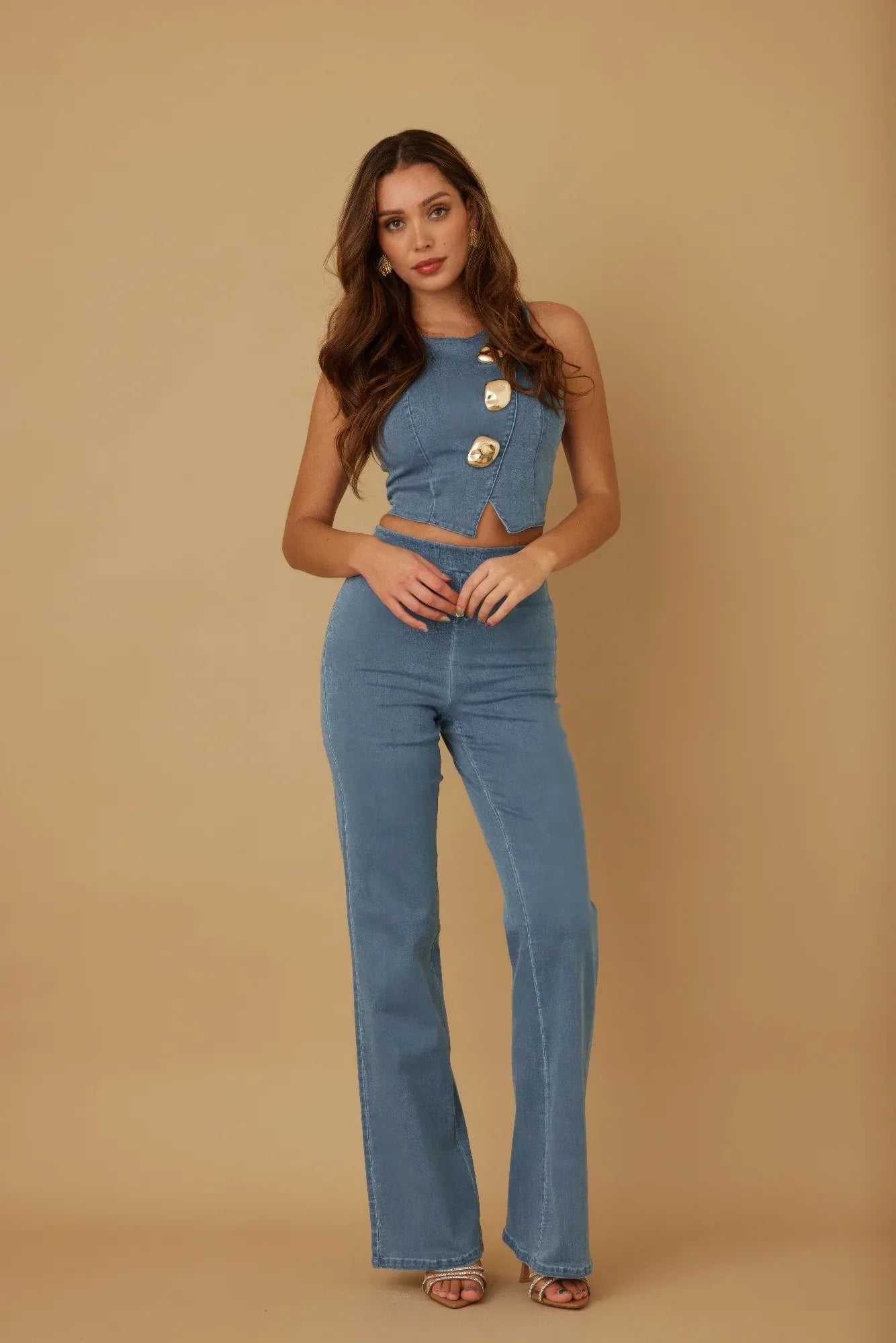 Crop Vest Casual Sets | Mixtshop LLC