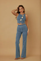 Crop Vest Casual Sets | Mixtshop LLC