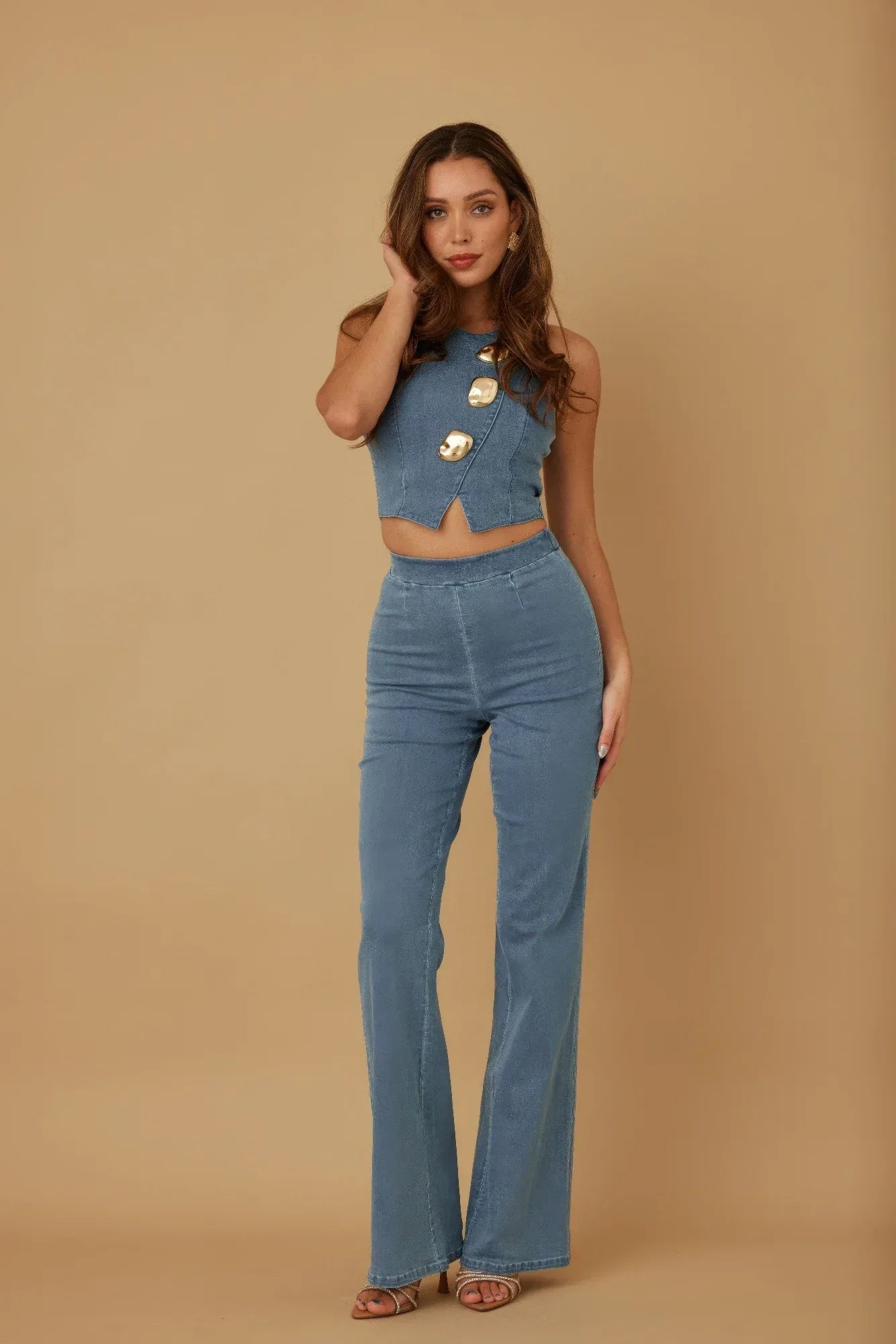 Crop Vest Casual Sets | Mixtshop LLC
