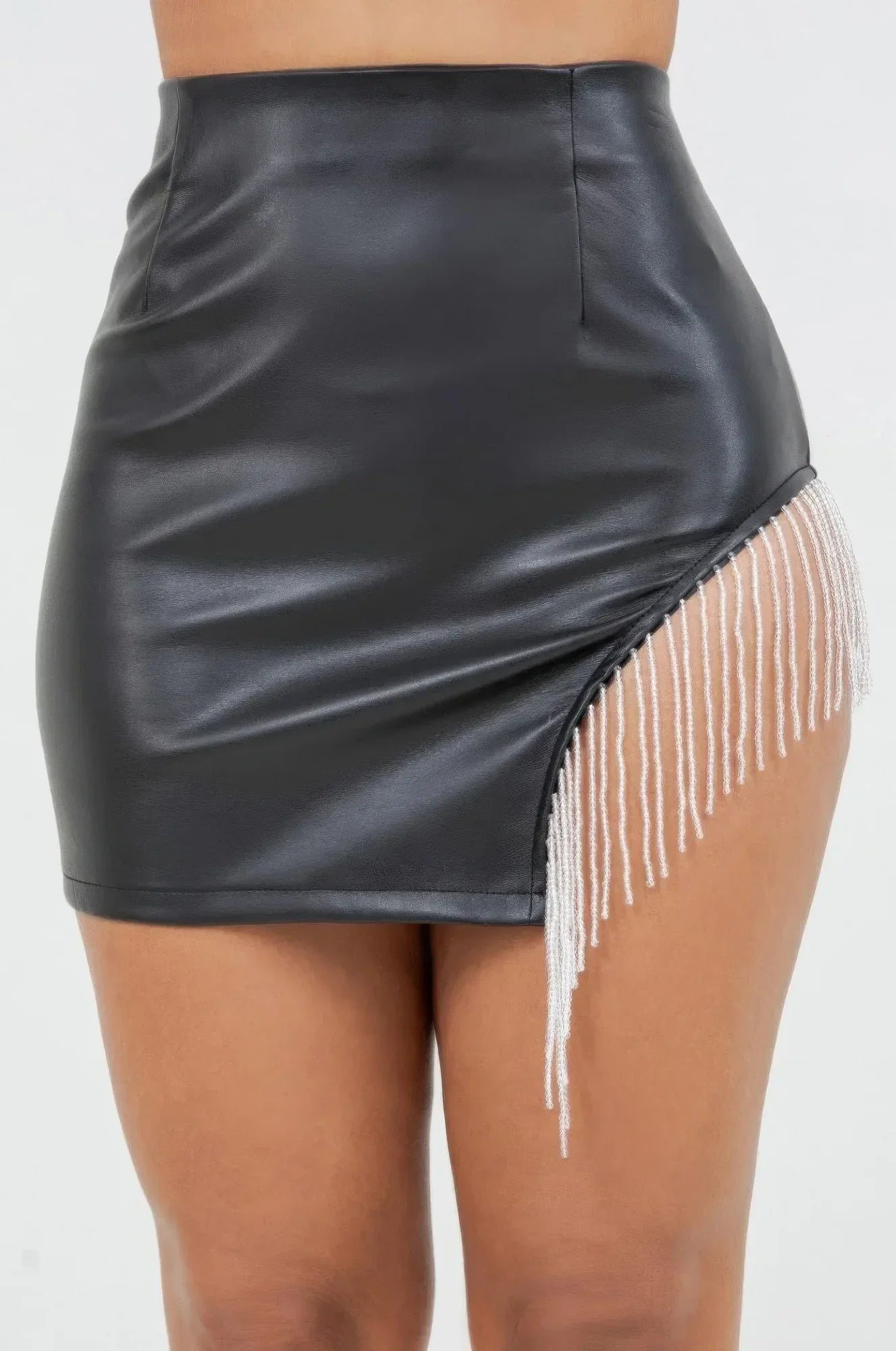 Matt Faux Leather Mini Pu Skirt | Mixtshop LLC