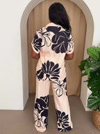 Noir Bloom Pants Set | Mixtshop LLC
