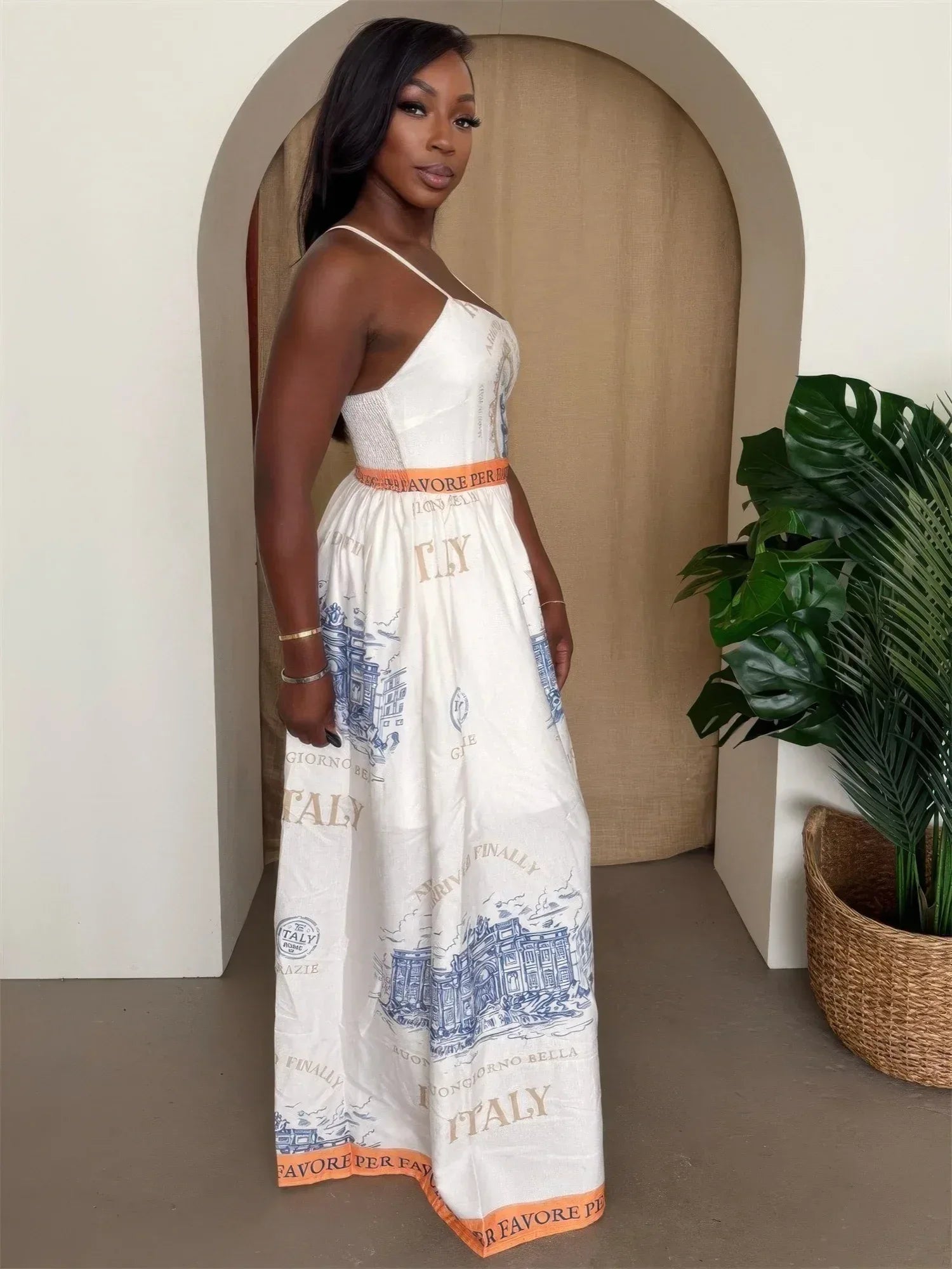 Italian Escape Maxi Dress Secondary image