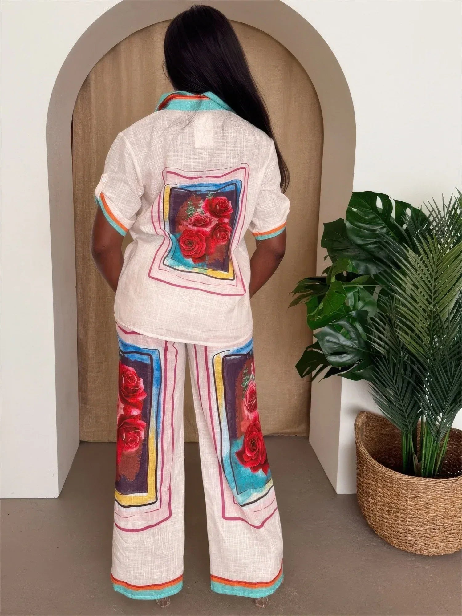 Rosa Frame Button-up Resort Set | Mixtshop LLC