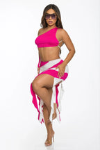 Asymmetric Crop Skirt Set | Mixtshop LLC