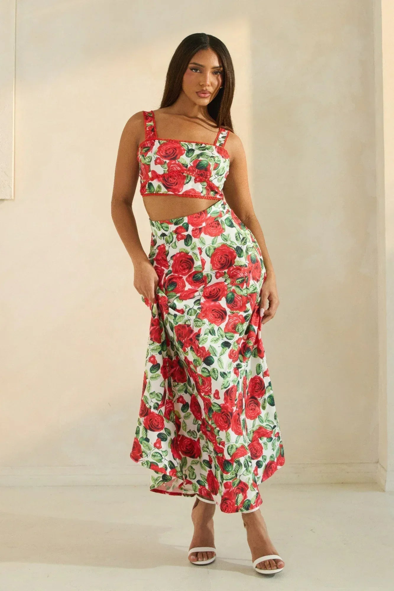 Rose Romance Two-piece Set | Mixtshop LLC Main image