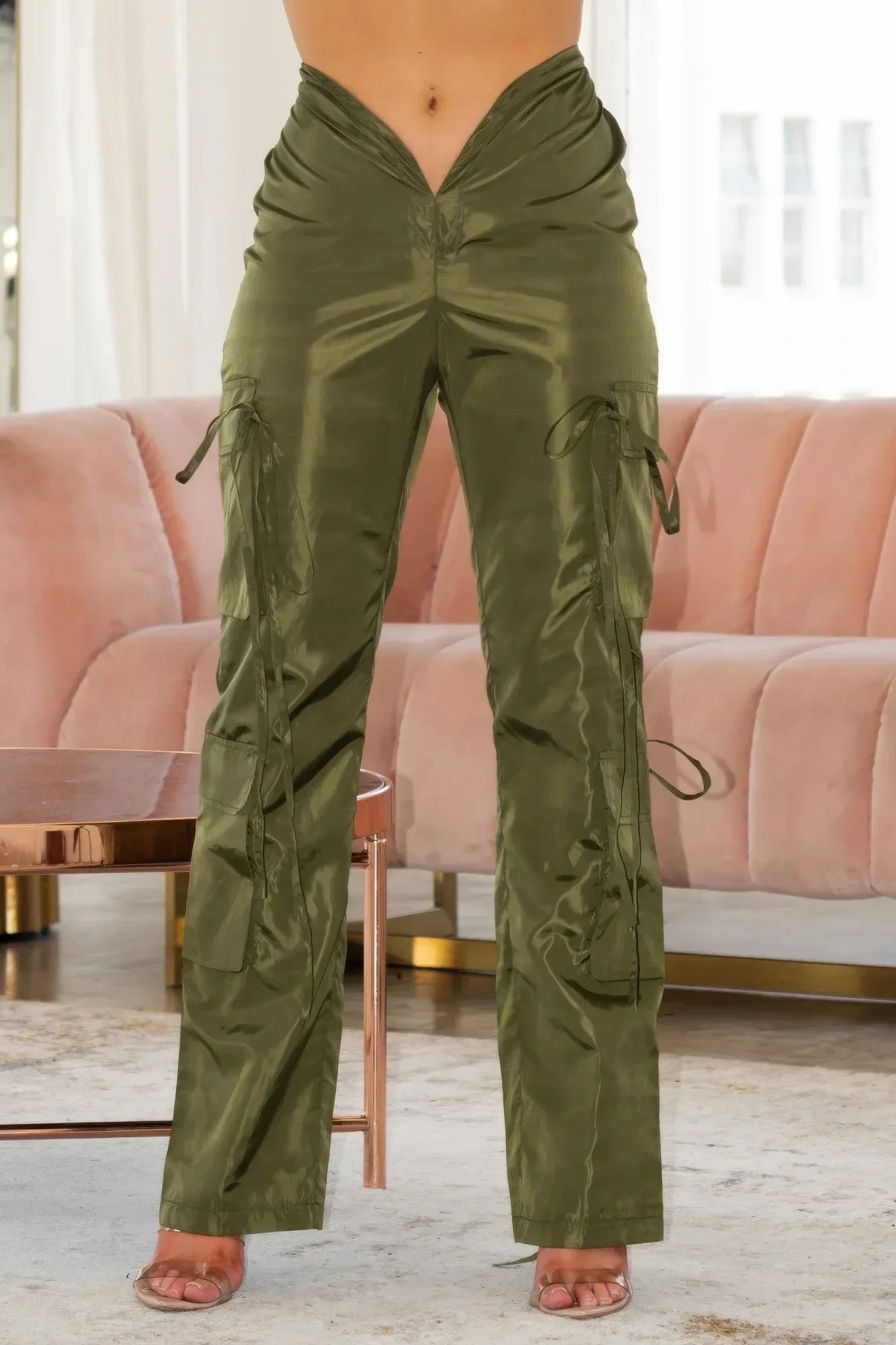 V Cut Cargo Pants | Mixtshop LLC