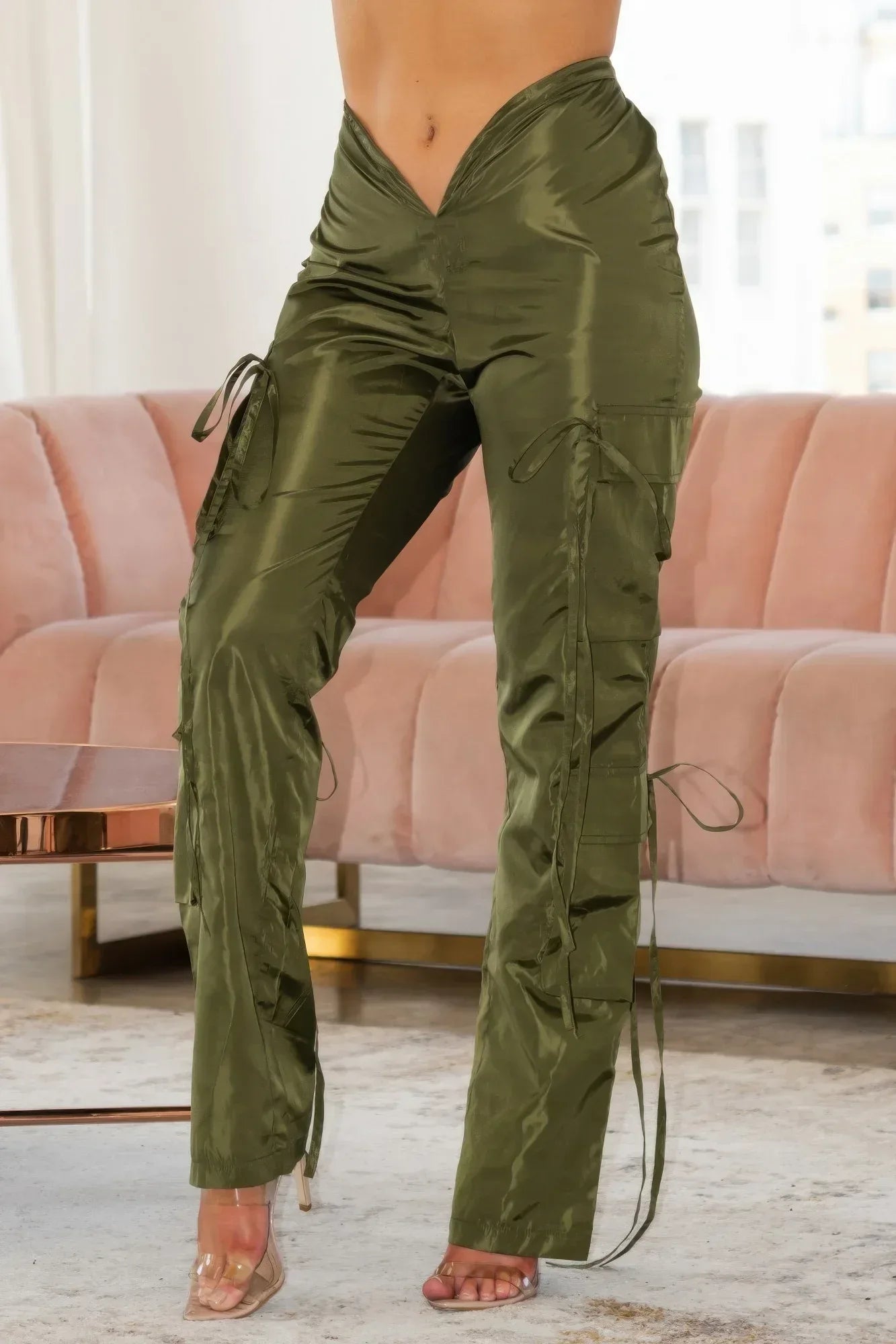 V Cut Cargo Pants | Mixtshop LLC