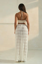 Sky Breeze Sheer Maxi Skirt | Mixtshop LLC