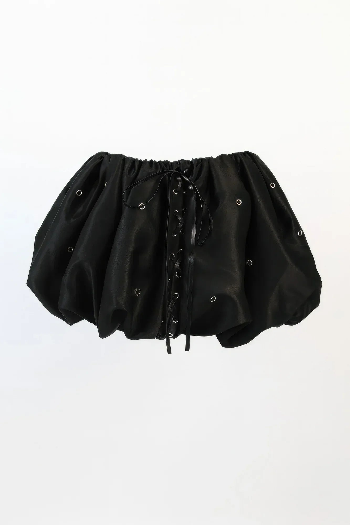 Bubble Lace Up Mini Skirt | Mixtshop LLC