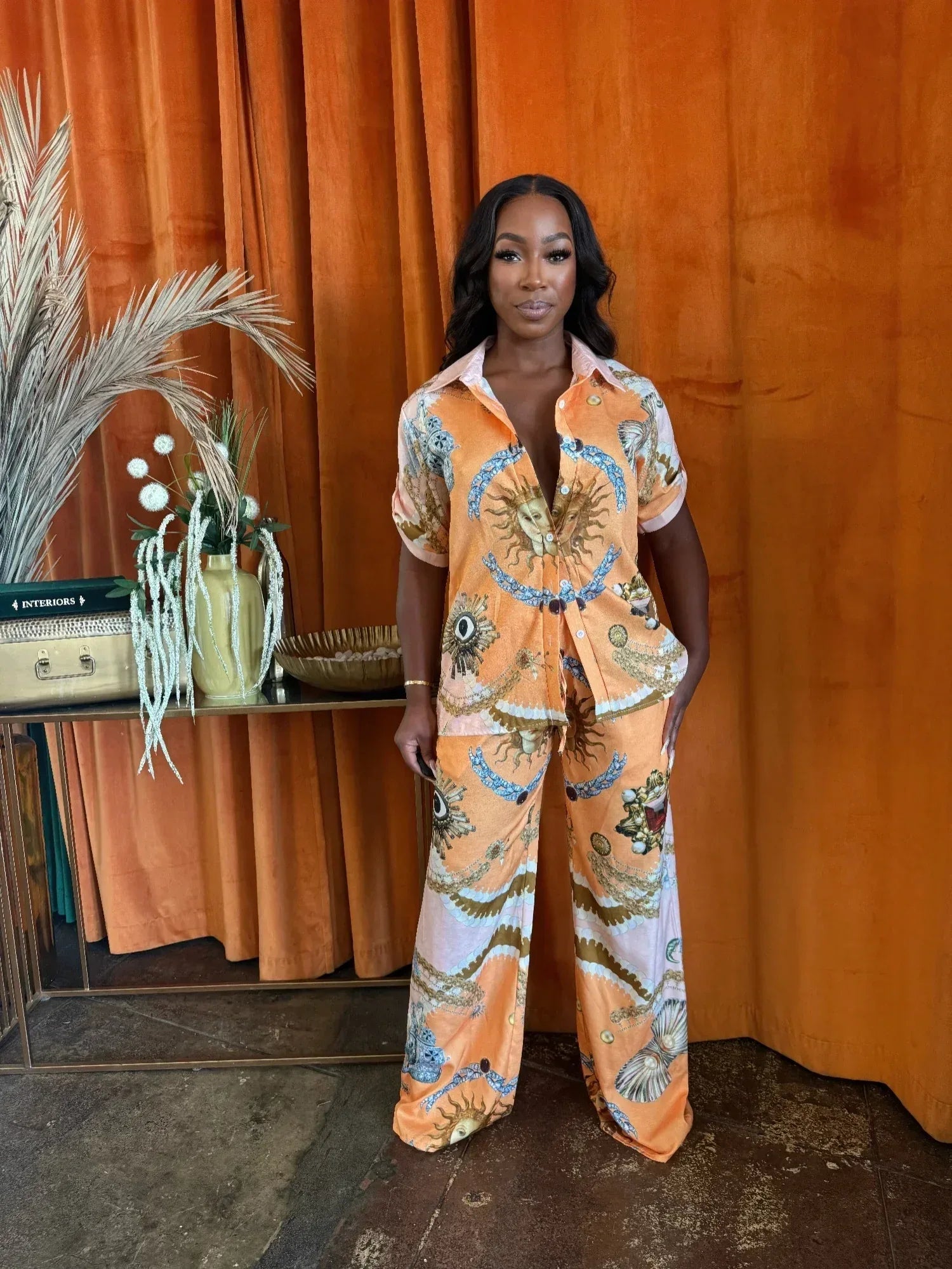 Solar Muse Pants Set | Mixtshop LLC Main image