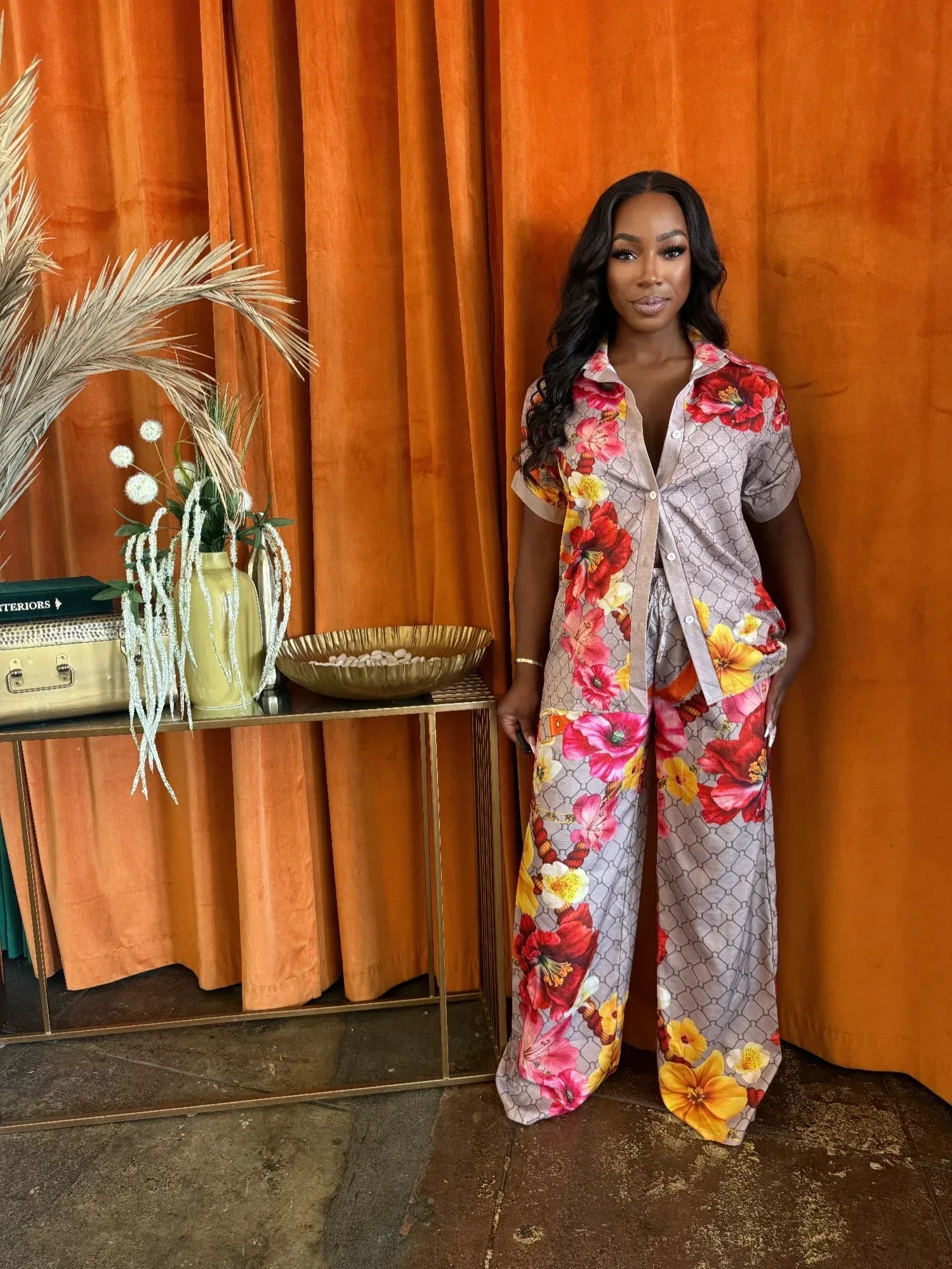 Tropical Muse Pants Set | Mixtshop LLC