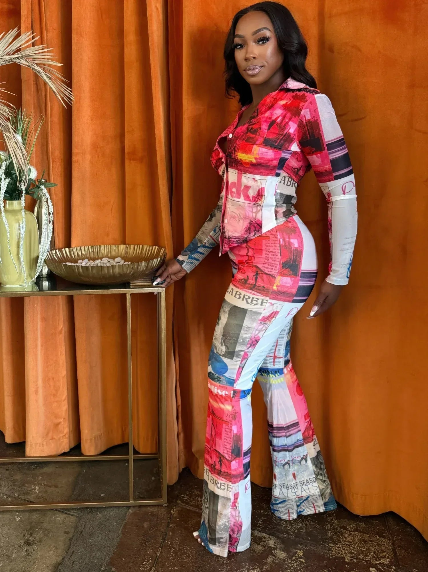 Paradise Inn Pants Set Secondary image