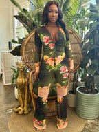 Blush Bloom Mesh Pants Set | Mixtshop LLC