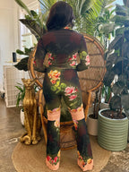 Blush Bloom Mesh Pants Set | Mixtshop LLC