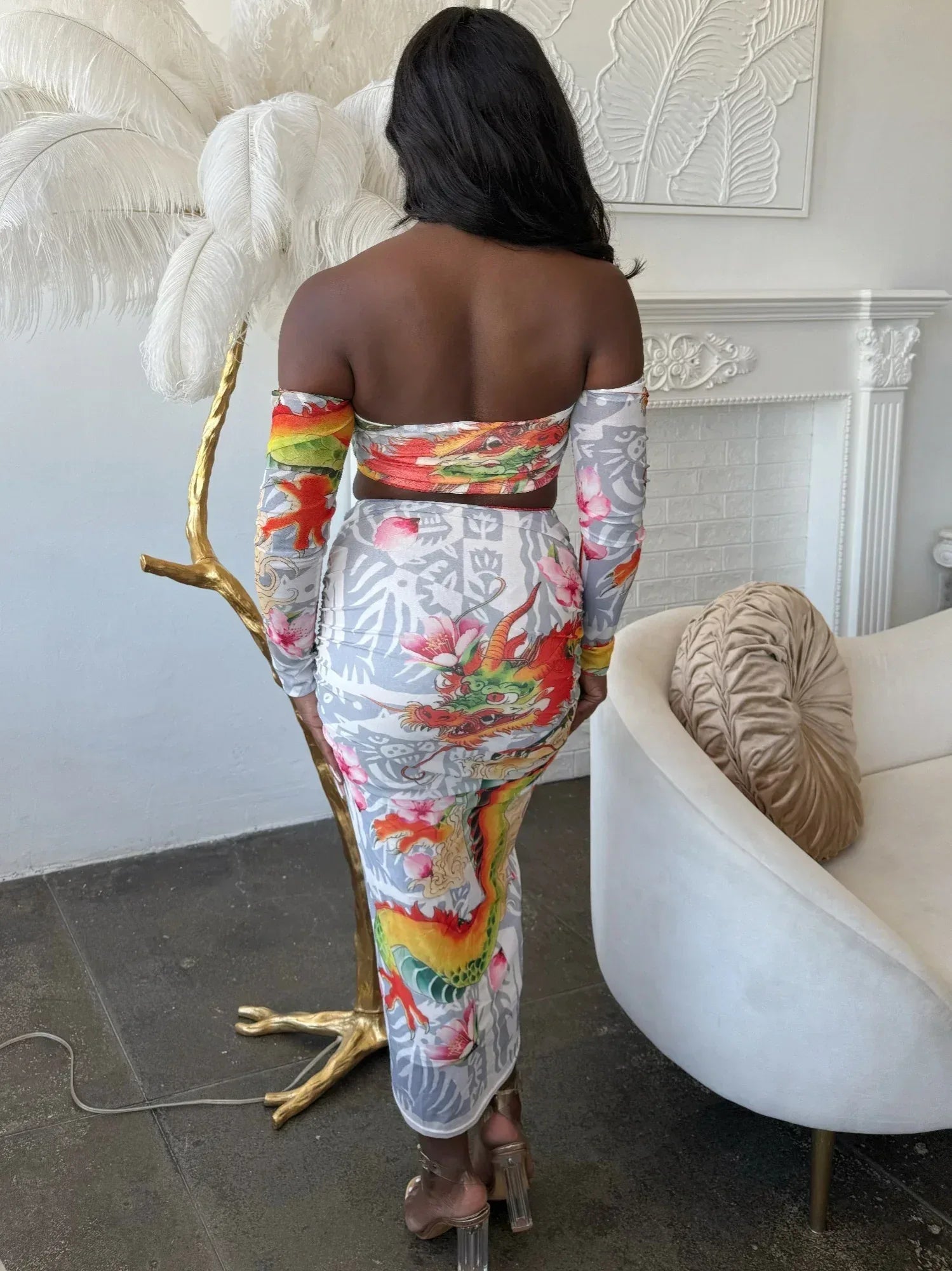 Dragon Empress Mesh Skirt Set | Mixtshop LLC