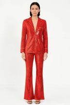 Sequin Collared Two Piece Set | Mixtshop LLC