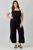 Plus Size Wide Leg Halter Style Jumpsuit | Mixtshop LLC