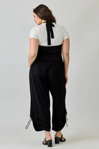 Plus Size Wide Leg Halter Style Jumpsuit | Mixtshop LLC