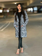 Big Button-down Long Sleeve Snake Print Cardigan | Mixtshop LLC