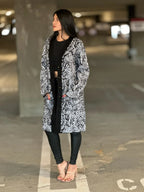 Big Button-down Long Sleeve Snake Print Cardigan | Mixtshop LLC