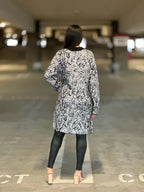 Big Button-down Long Sleeve Snake Print Cardigan | Mixtshop LLC