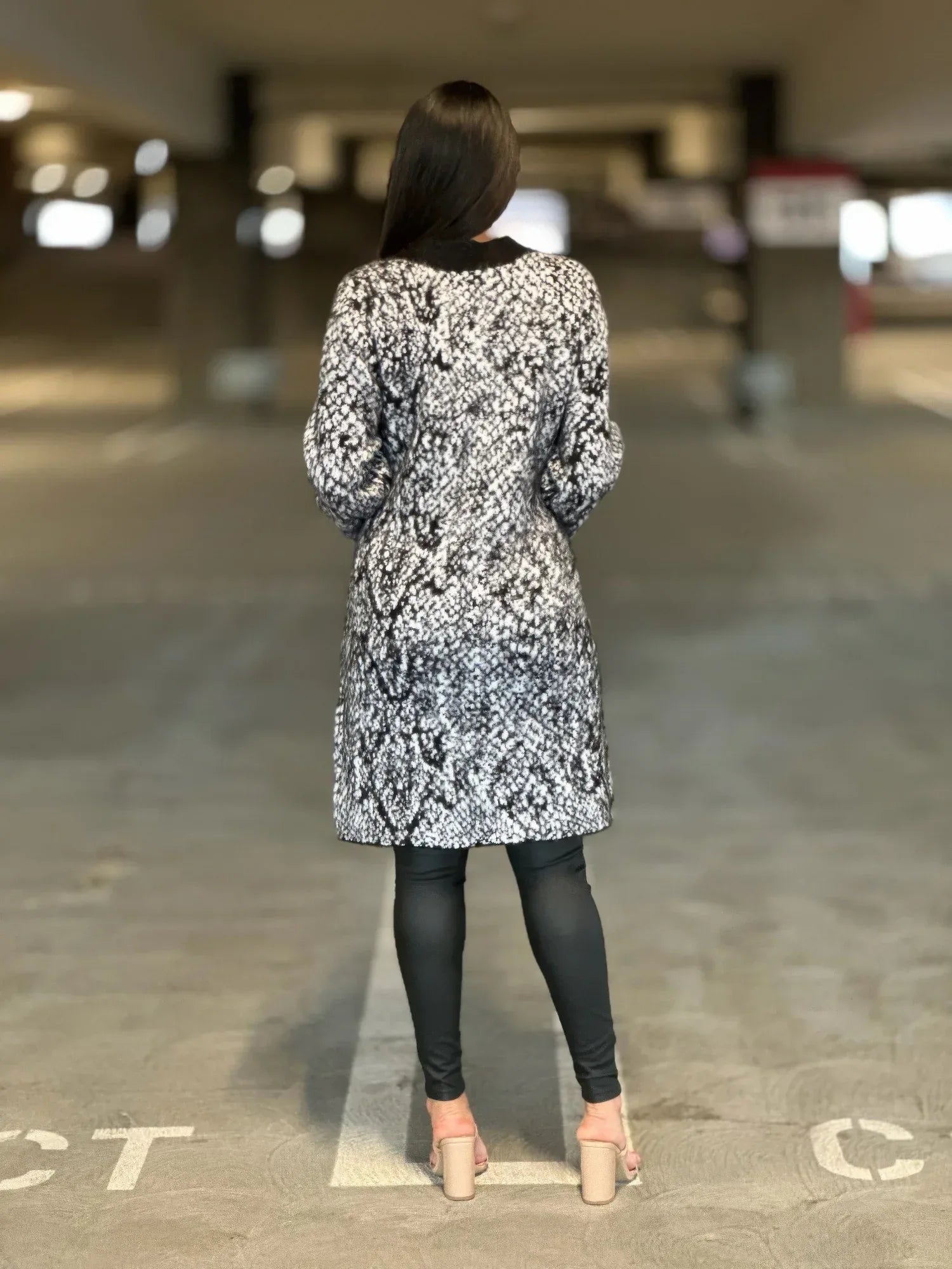 Big Button-down Long Sleeve Snake Print Cardigan | Mixtshop LLC