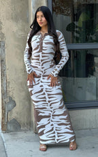 Animal Print Sweater Dress Body Con | Mixtshop LLC