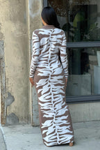 Animal Print Sweater Dress Body Con | Mixtshop LLC