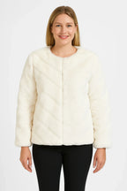 Midnight Luxe Faux Fur Jacket | Mixtshop LLC