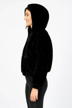 Plush Zip-Up Hooded Jacket | Mixtshop LLC