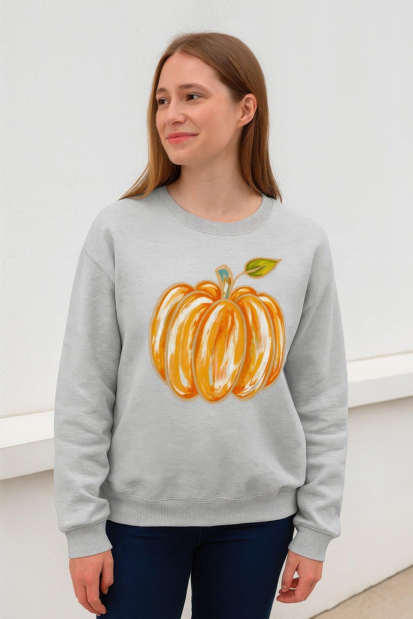 Pumpkin Print Sweater | Mixtshop LLC