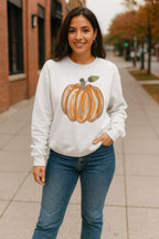 Pumpkin Print Sweater | Mixtshop LLC