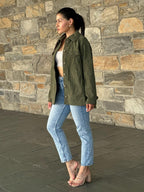 Oversized Corduroy Shacket Button Down Utility | Mixtshop LLC