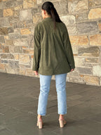 Oversized Corduroy Shacket Button Down Utility | Mixtshop LLC