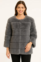 Plush Camel Faux Fur Jacket | Mixtshop LLC