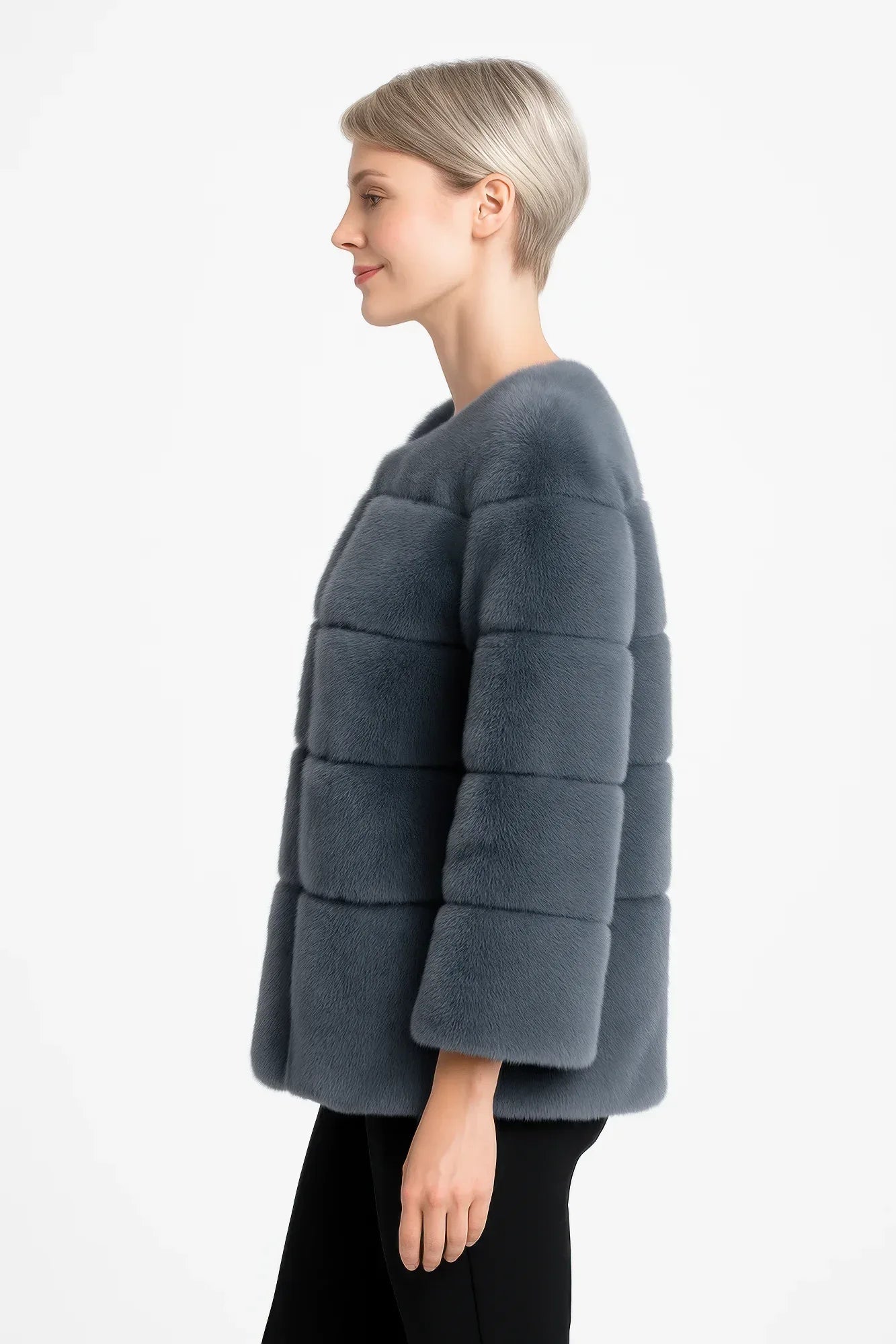 Plush Camel Faux Fur Jacket | Mixtshop LLC