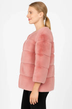 Plush Camel Faux Fur Jacket | Mixtshop LLC
