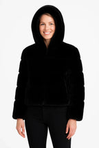 Faux Fur Hooded Jacket | Mixtshop LLC