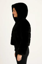Faux Fur Hooded Jacket | Mixtshop LLC