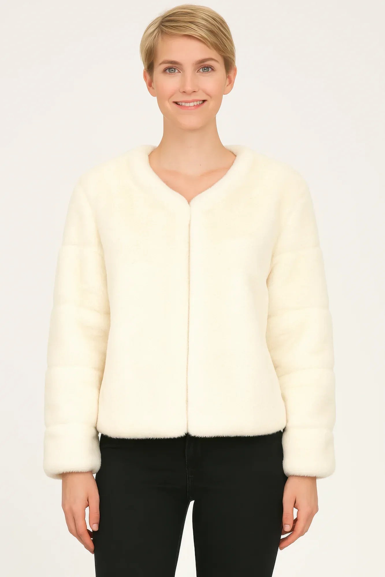 Faux Fur Trim Cape | Mixtshop LLC