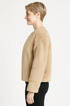 Faux Fur Trim Cape | Mixtshop LLC
